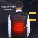 USB Rechargeable Heated Waistcoat Power Bank Heated Vest Outdoor
