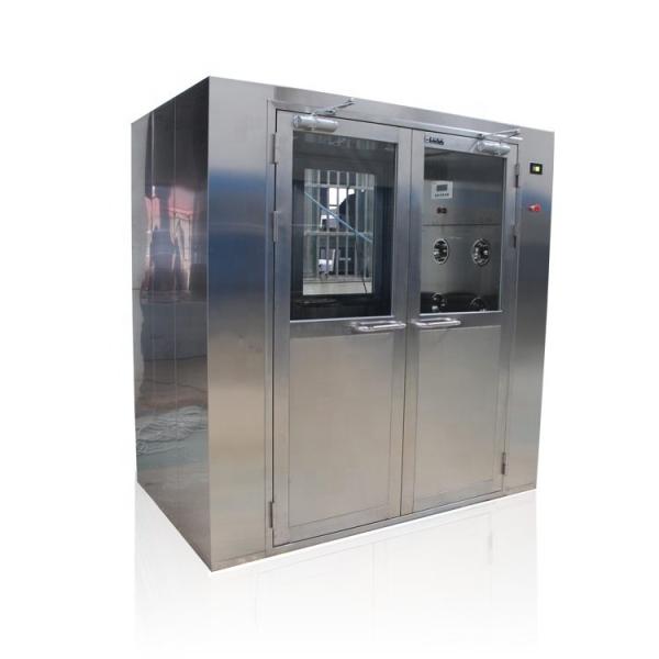 1.1KW 220V Clean Air In Shower Full Stainless Steel Double Automatic Door Air