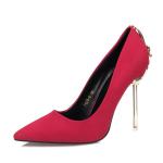 608-6 Fashion Pointed High Heels Nightclub Sexy Metal Heel Women'S Single Shoes