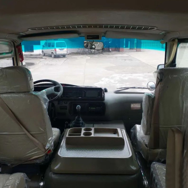 Left Hand Drive 10-19 Seater Coaster Bus with Euro 6 Emission Standard