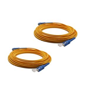 Wholesale 55dB PVC LSZH G657A Armored Fiber Optic Patch Cord from china suppliers