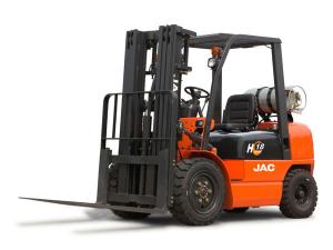 Wholesale Comfortable Dual Fuel Gas Forklift Truck , 2 Ton High Reach Forklift Low Pollution from china suppliers