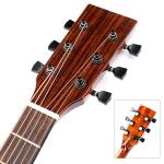 38" cutaway acoustic guitar with high gloss finished Flyoung Wine Red Semi
