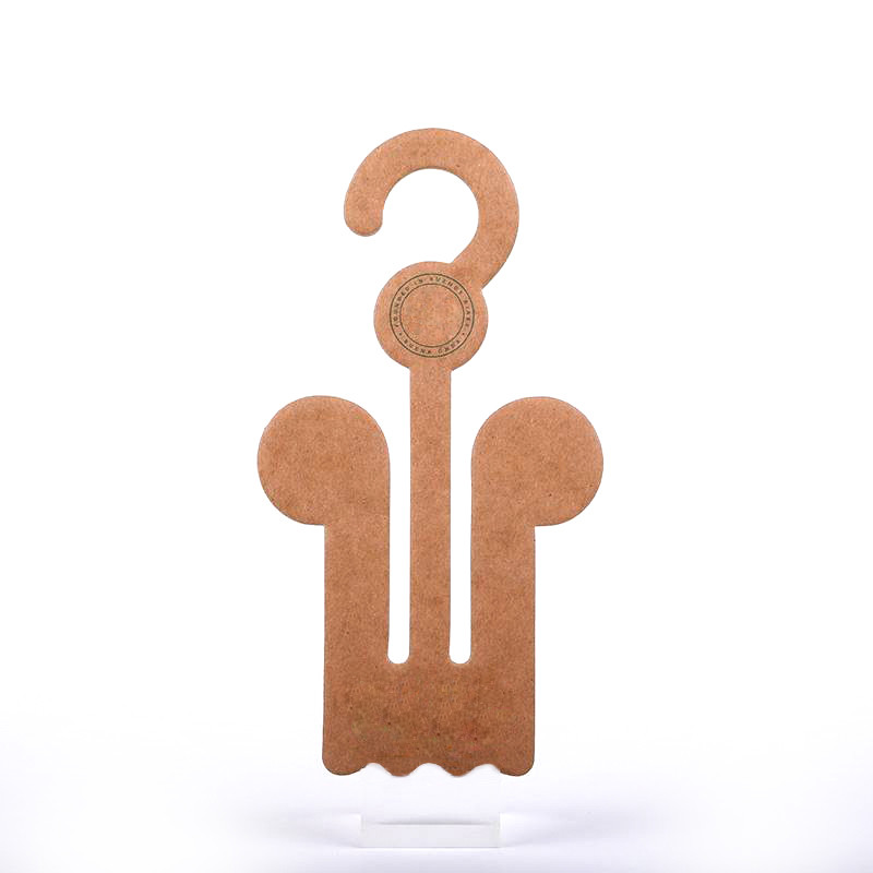 Eco-Conscious Cardboard Hangers for Luxury Sandal Brands | Silk Printed Logo