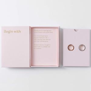 Wholesale Couple Jewelry Paper Box Earring Jewelry Box With Corrugated Paper Insert from china suppliers