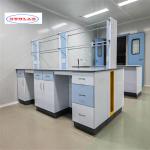 Fast Installation Blue or White Chemistry Lab Furniture Laboratory Workbench