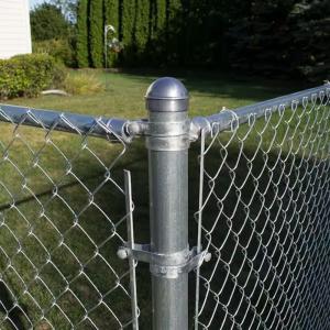 Wholesale 2.5M Woven Animal Enclosure Metal Wire Mesh Fencing White Chain Link Fence from china suppliers