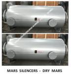 SUS304stainless stee carbon steel material marine muffler, marine spark