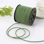 Suede Leather Velvet Wired Ribbon 3mm Double Sided Velvet Ribbon