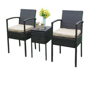 Wholesale All Weather Rattan Bistro Set Patio Table Patio Table And Chair Outdoor Furniture Garden Sofa from china suppliers