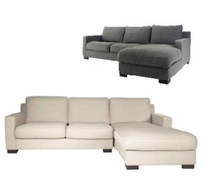 Wholesale Fabric modern living room sofa,chaise S-2336-1 from china suppliers