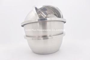 Wholesale 20cm High quality stainless steel deep bowl kitchen large metal wash basin with polished surface from china suppliers