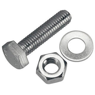 Grade 6.8 Self Tapping 3/8" M1 Stainless Steel 316 Hex Bolts and Nuts