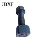 DIN Standard Track Bolt with 30-100mm Metric Thread Length in Carbon Steel