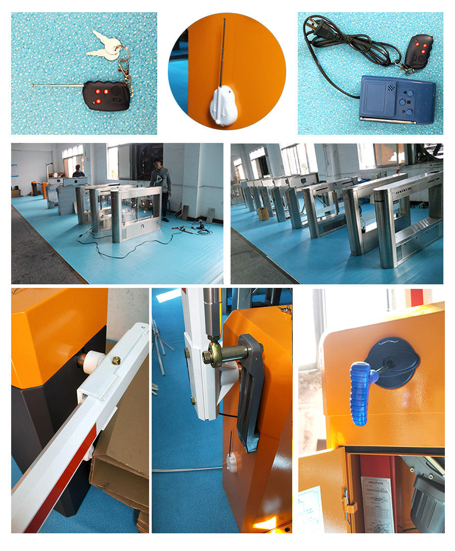 3 Fence Arm Electric Traffic Road Barrier Gate With Brushless DC Motor