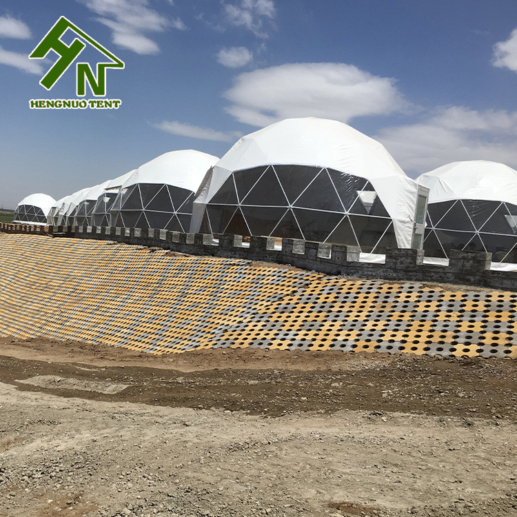 2 Person Family Living Geodesic Dome Tent For Accommodation