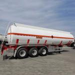 3 Axle 42000 45000 Liters Aluminum Carbon Steel Oil Tanker Fuel Tank Semi