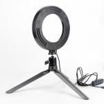 CE Aluminum Alloy 6W Desktop Selfie Ring Light
