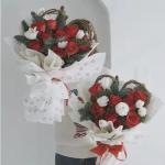 20PCS Love hearts printing waterproof paper wrapping flowers Flower Wrapping