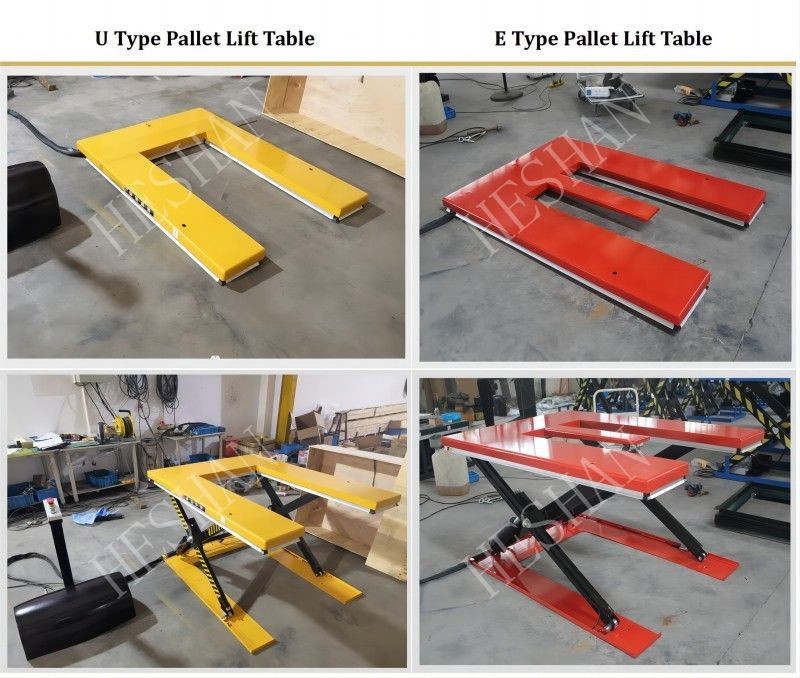 Portable Hydraulic Pallet Lift Table Electric Workshop Scissor Lift 1000kg 1500kg