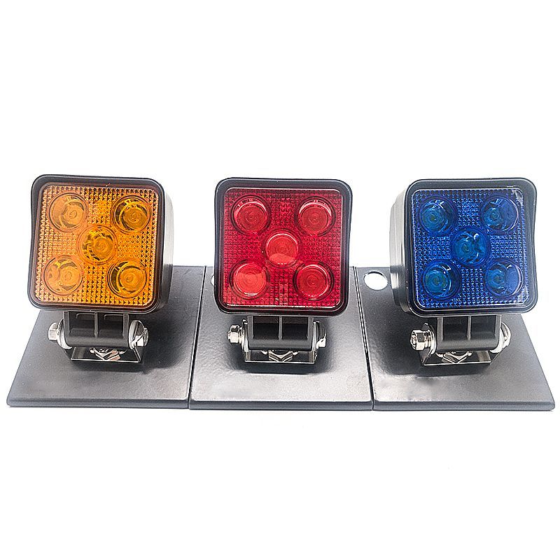 15W LED White Red Blue Amber Work Light for Tractor and Forklift
