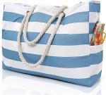 Beach Bag for Women - Large Beach Tote Bag, Waterproof Sandproof Beach Bag with