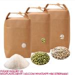 High Quality Durable Brown Natural Rice Bags Kraft Paper Dried Food rice