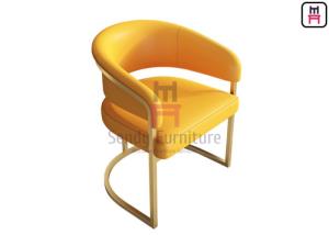 Wholesale Brushed Gold Stainless Steel Arm Chair For Restaurant &amp; Hotel from china suppliers