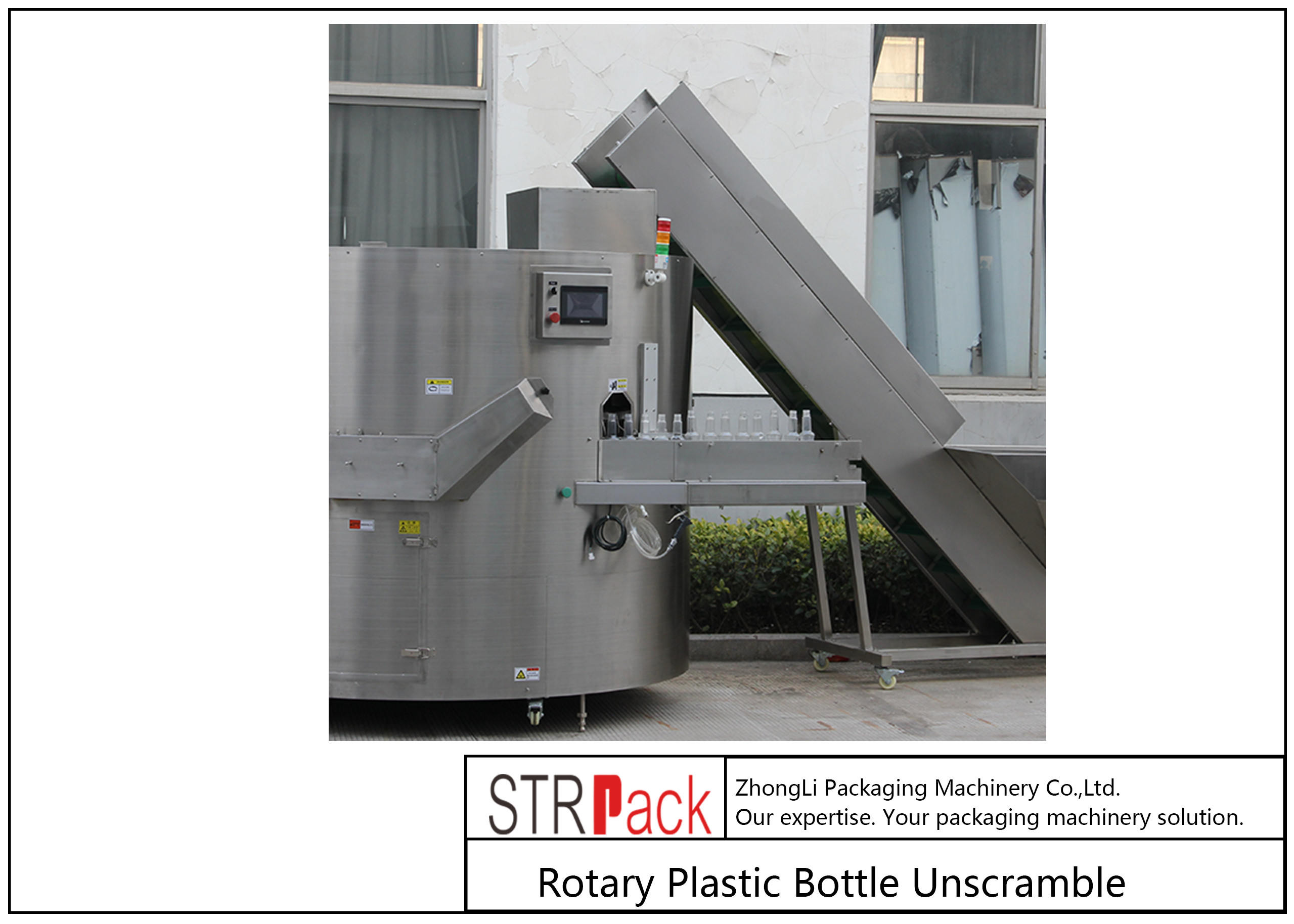 Rotary Plastic Bottle Unscrambler Machine 18000 PH