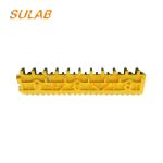 Yellow Plastic Step Demarcation Strip Escalator Spare Parts SCS 319900 319901