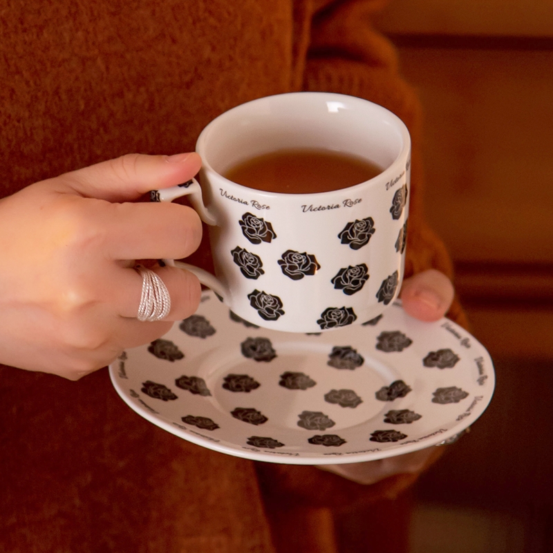 Mothers Day Porcelain Dinnerware Sets Under Glazed With Plant Pattern