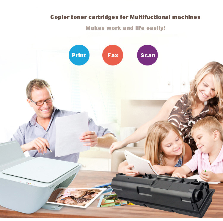 BK Color Kyocera Toner Cartridges TK320 For Kyocera Digital Printer FS 3900DN