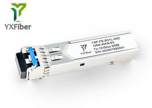 Wholesale SFP 155Mb 40km 1310nm Dual LC DDM SFP fiber optic transceiver module from china suppliers