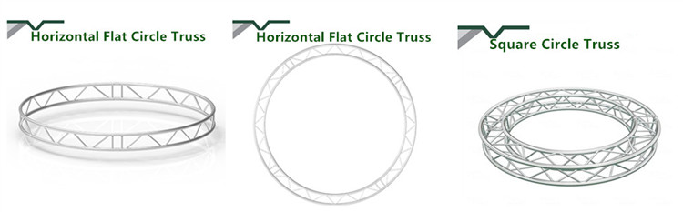 Wedding Display Booth Aluminum Round Truss 6082-T6 Easy to Assemble