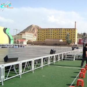 Wholesale Exhibition 750kgs/M2 0.6m Height Aluminum Stage Platform from china suppliers