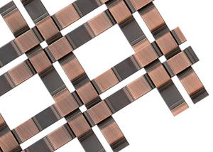 Wholesale Flat Wire Stainless Steel Cabinet Door Inserts Metal Mesh Decoration Materials from china suppliers