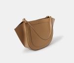54cm 14cm Cowhide Shoulder Bag Niche Wide Strap Shoulder Bag
