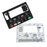 Heavy Machinery Rubber Keypad Membrane Switch For Fuel Dispenser Silica Gel Dies