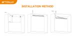 A2204 Strip Light for Wardrobes and Closets 12V SMD2835 7.2W/M 1000*18.4*16mm