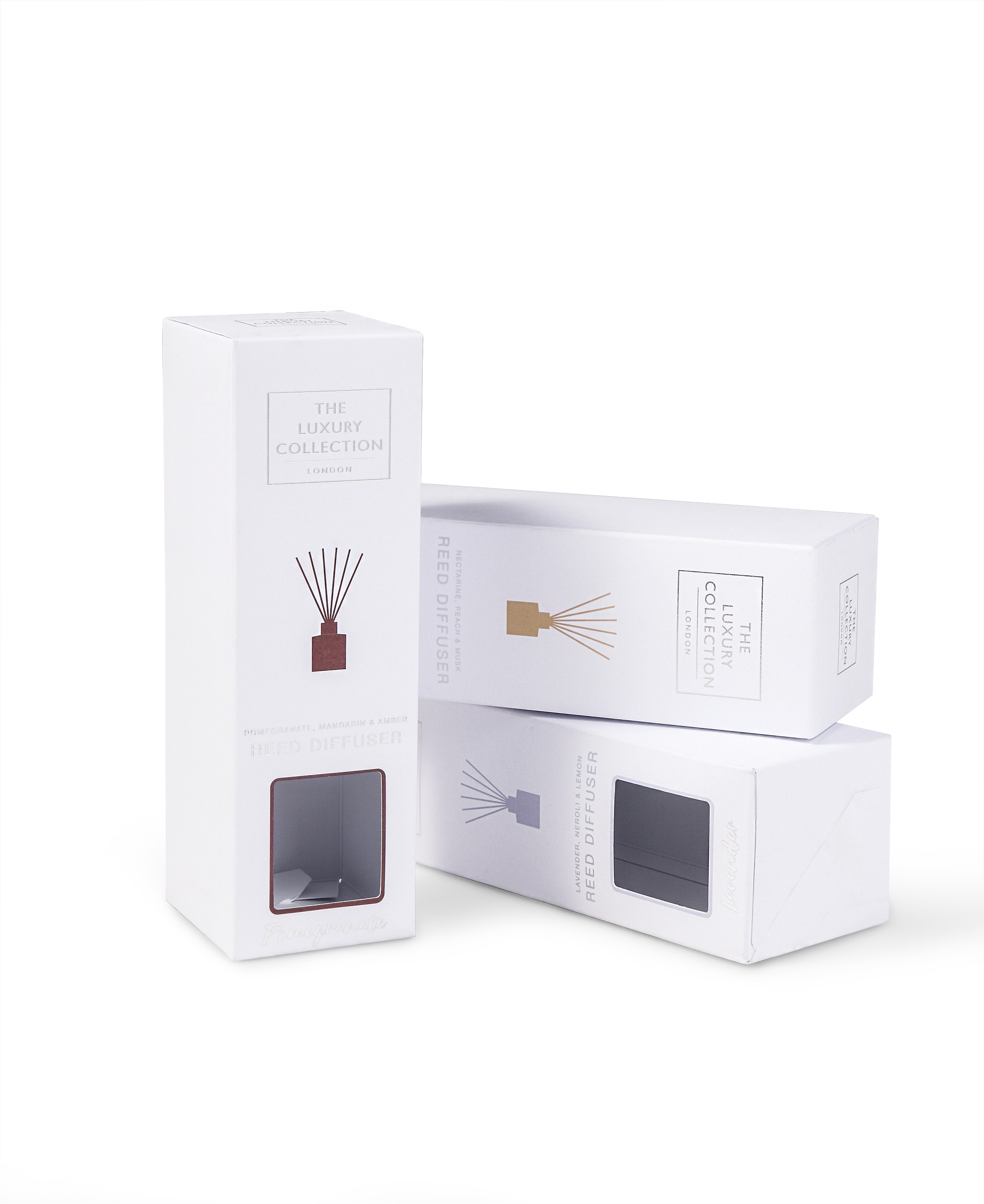 Kraft Candle Paper Box Cosmetic Package Box Printing For Reed Diffuser