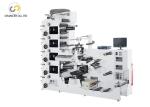 5 colors UV adhesive label die cutting flexo printing machine