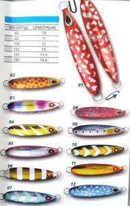 Wholesale New design 60g~180g best sale lead metal jig fishing lure from china suppliers