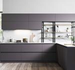 Solid Wood Furniture Fitted Kitchen Cabinets Plywood / MDF Material