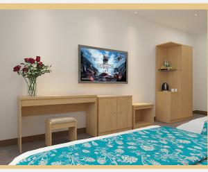 Wholesale Wood Hotel Bedroom Furniture TV Table / Side Table Modern Appearance from china suppliers