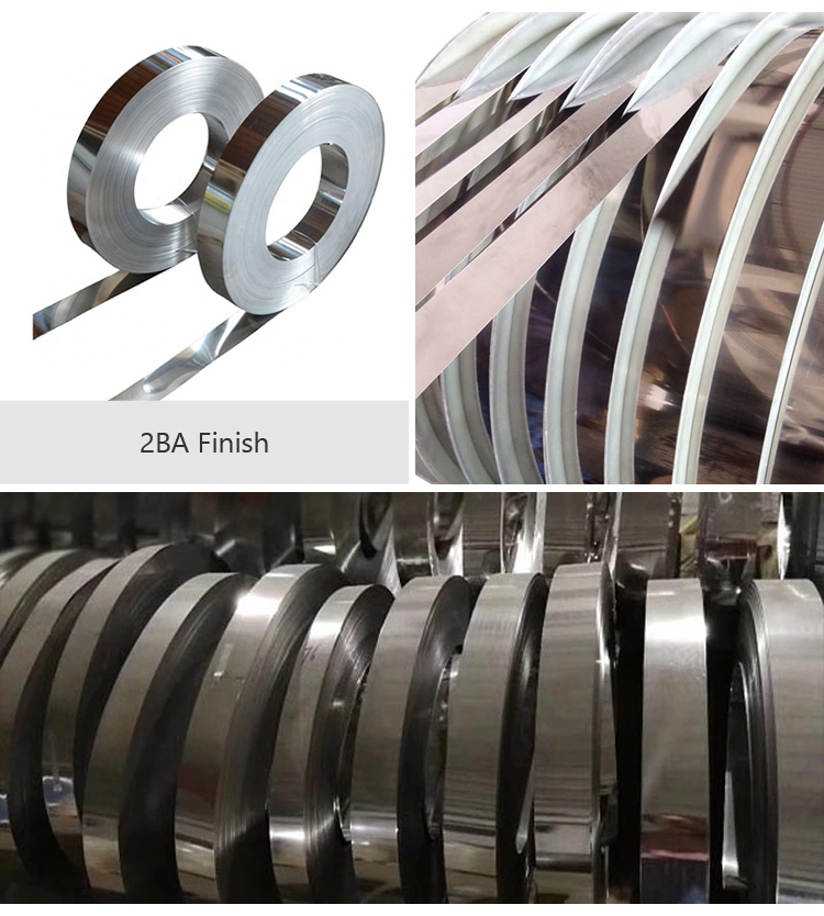 Custom Sa240 SS 304l Stainless Steel Strip 2mm 0.25mm Thick Non Magnetic tape