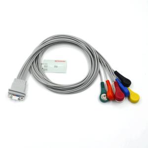 Wholesale Compatible for Schiller Plus 7Lead ECG Snap ECG Holter Cable from china suppliers