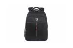 Eco - Friendly Black Nylon Backpack , Lightweight Nylon Backpack 48*36*15 Cm