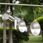 Hot Sale 304 Stainless Steel Outdoor Camping Cookware Mess Kit Portable Picnic