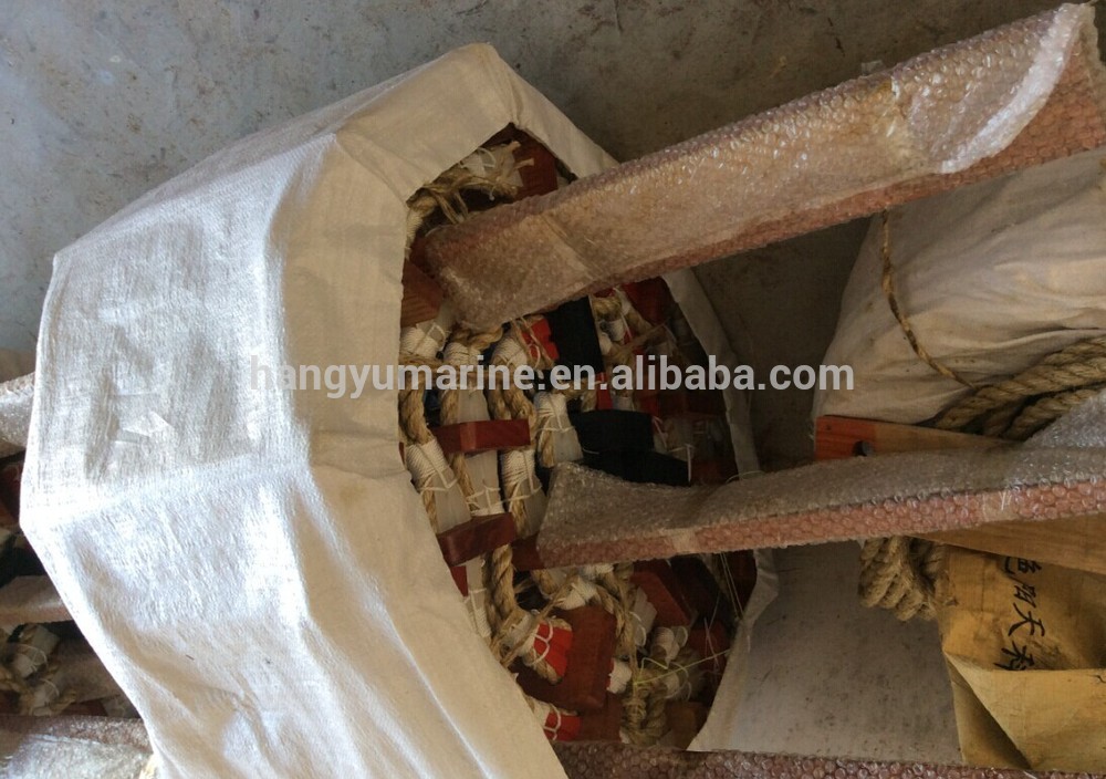 Marine ship wooden material Pilot's Rope Ladder