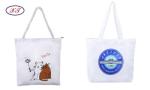 Manufacturer High Capacity Canvas Shoulder Bags Woman Shopping Bags Cotton